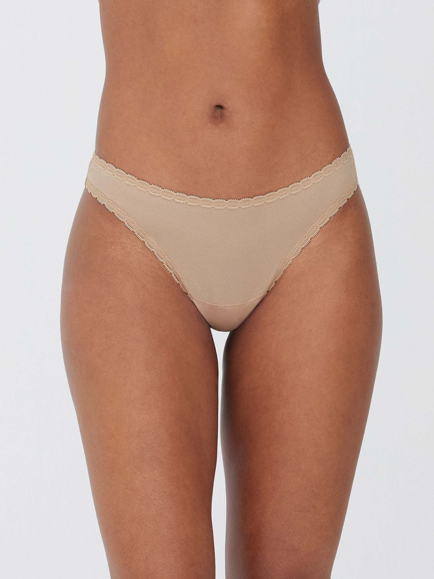 *3 for $48 Adorned Hipster Cotton Thong